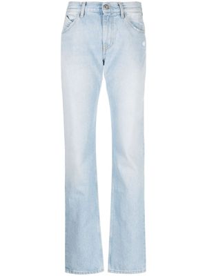 The Attico jean droit à taille haute - Bleu