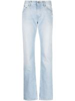 The Attico jean droit à taille haute - Bleu