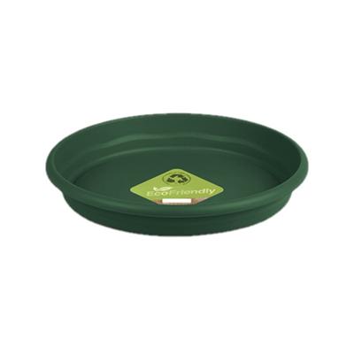 Opvangbord - groen - kunststof - D26 cm - onderschaal/opvangbord