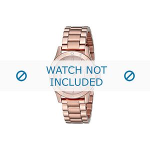 Lacoste horlogeband 2000851 / LC-75-3-34-2537 Staal Rosé 16mm