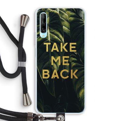 Take me back: Huawei P Smart Pro Transparant Hoesje met koord