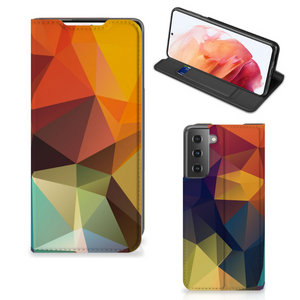 Samsung Galaxy S21 Stand Case Polygon Color