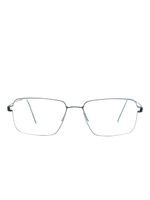 Lindberg lunettes de vue Aaron à monture rectangulaire - Bleu - thumbnail