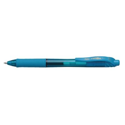 Gelschrijver Pentel BL107 Energel-X medium lichtblauw | 12 stuks