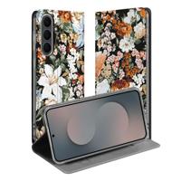 Samsung Galaxy S25 FE Smart Cover Hoesje Dark Flowers
