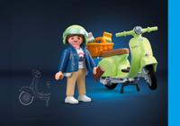 PLAYMOBIL Vespa - 1969 Vespa 150 Sprint Veloce, lichtgroen Constructiespeelgoed - thumbnail