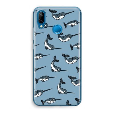 Narwhal: Huawei P20 Lite Transparant Hoesje