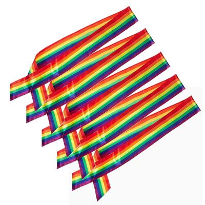 Smiffys Regenboog sjerp - 5x - volwassenen - Pride parade - liefde - lhbtiqa+