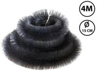 JONSKA Dakgoot Egel - 4 meter - ø15 cm - Dakgootborstel / Gootborstel / Gootdrain / Dakgootbescherming