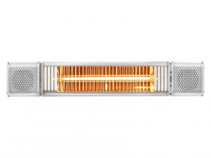 Eurom Heat and Beat Bluetooth Terrasverwarmer Wit - 334593