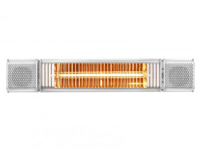 Eurom Heat and Beat Bluetooth Terrasverwarmer Wit - 334593