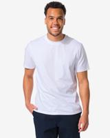 HEMA Heren T-shirt Regular Wit (wit)