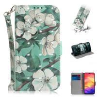 3D gekleurde tekening horizontale Flip lederen draagtas met houder & kaartsleuven & portemonnee voor Huawei P30 (aquarel bloem) 3D gekleurde tekening horizontale Flip lederen draagtas met houder & kaartsleuven & portemonnee voor Huawei P30 (aquarel bloem)