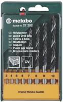 Metabo Accessoires borencassette, 8 houtboren - 627202000
