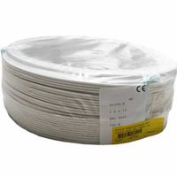 Tweelingsnoer wit 2x0,75 100 meter uitsluitend voor luidsprekers en spanning onder 50V