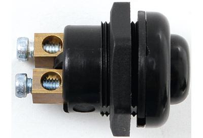 HELLA Push-button switch black single -7mm thickness