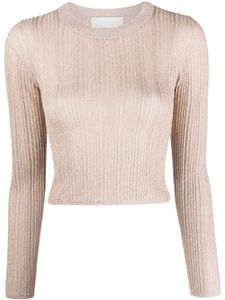 AERON pull Plume en maille - Rose