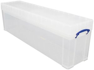 Really Useful Box 77 liter, transparant, per stuk verpakt in karton