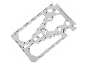 Wallet Card 34 in 1 - Multitool Gadget met 34 functies - Credit Card Formaat Multi tool - Survival Gadget