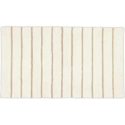 Cawö CAWÖ Home Keerbare Badmat Balance Gestreept 1008 33 natur 70x120
