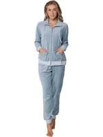 Pastunette dames velours huispak met rits