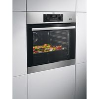 AEG BEB351010M SteamBake Inbouw combi stoomoven Grijs - thumbnail