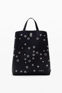 Middelgrote rugzak met studs - BLACK - U