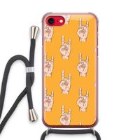 Rock: iPhone SE 2020 Transparant Hoesje met koord
