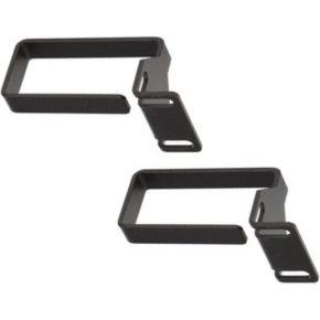 WP Rack Metalen kabel ring set. 1 HE. zwart