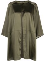 Gianluca Capannolo manteau léger à fini satiné - Vert