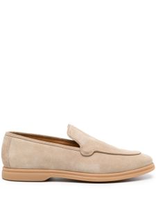 Eleventy slip-on suede slippers - Tons neutres