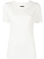 RTA t-shirt Flavia en soie et coton mélangés - Blanc