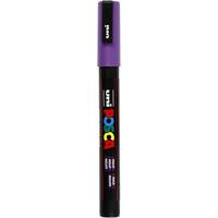 Uni-Posca Posca marker, afm pc-3m, lijndikte 0,9-1,3 mm, fijn, violet, 1 stuk