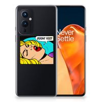 OnePlus 9 Silicone Back Cover Popart Oh Yes - thumbnail