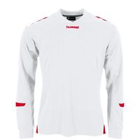 Hummel 111006K Fyn Long Sleeve Shirt Kids - White-Red - 116