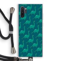 Diplodocus: Samsung Galaxy Note 10 Plus Transparant Hoesje met koord