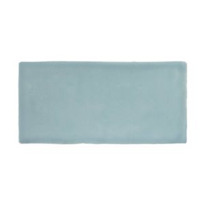 Wandtegel Atlas Sky Mate 7.5x15 cm Mat Blauw J-Stone