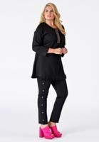 Yoek Broek met knopen | Zwart | Maat XL