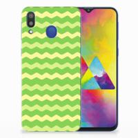 Samsung Galaxy M20 (Power) | TPU bumper | Waves Green