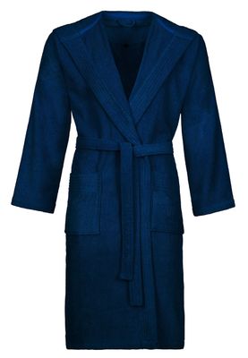 Vossen badjas vegan life - blauw-s