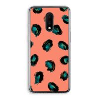 Pink Cheetah: OnePlus 7 Transparant Hoesje Pink Cheetah: OnePlus 7 Transparant Hoesje