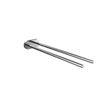 Emco Round Handdoekhouder - 40cm - dubbel - niet draaibaar - chroom 435000140