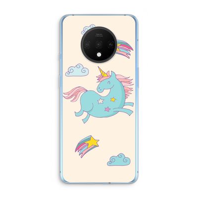 Vliegende eenhoorn: OnePlus 7T Transparant Hoesje