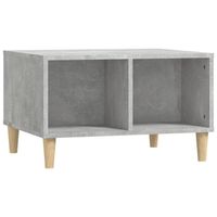 The Living Store Salontafel Scandinavische Stijl - Betongrijs - 60 x 50 x 36.5 cm - thumbnail