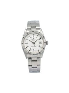 Rolex montre Oyster Perpetual Date 34 mm pre-owned - Blanc