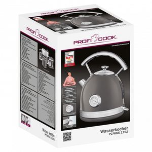 Profi Cook PC-WKS 1192 Waterkoker Aantal/Volume: 1.7 l RVS, Antraciet