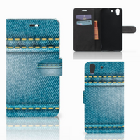 Huawei Y6 II | Honor 5A Wallet Case met Pasjes Jeans - thumbnail