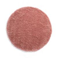 Tapeso Rond hoogpolig vloerkleed - Cozy Shaggy - roze - 200 cm rond