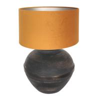 Steinhauer Chique schemerlampLyons B met gouden velours kap - 3470ZW