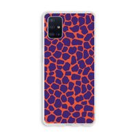 Purple Giraffe: Galaxy A51 4G Transparant Hoesje